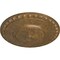 Ekena Millwork Lyon Ceiling Medallion (Fits Canopies up to 3 5/8"), Hand-Painted Rubbed Bronze, 23 1/2"OD x 3 1/4"P CM23LYRZS - alternate 4